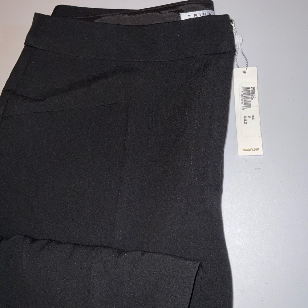Trina Turk NWT Meteor Pants Black Size 14 - Picture 8 of 16